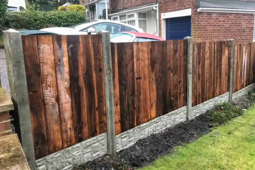 Artificial grass installation by Gateshead Pro Fencing