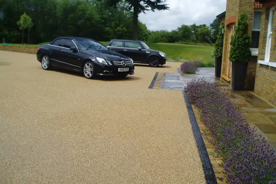 Artificial grass installation by Roman Road Systems